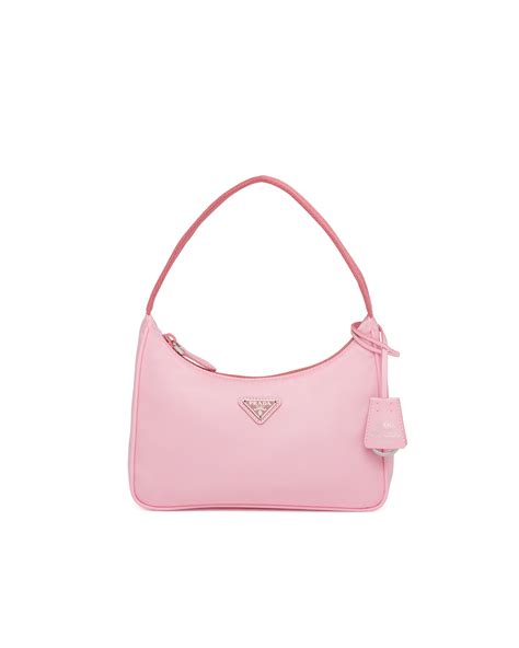 pink prada bag nylon.